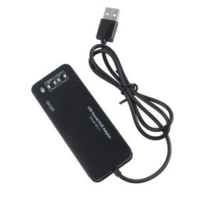 USB Hub 3 puertos externo USB 2.0 tarjeta de sonido converti...