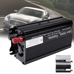 3000W Peak Car Power Inverter DC12V a AC110V EFICIENTE USB U...