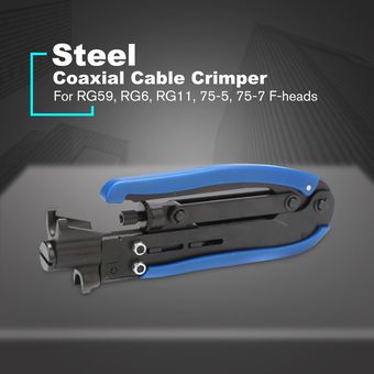 Herramienta que prensa proveedores de herramientas de compresión coaxial arrugador del cable de alambre Crimper 