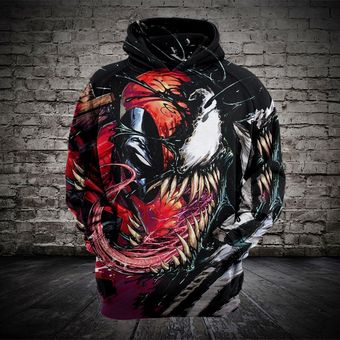Cosplay para la película Venom s Deadpool 3D anime Spiderman quintried sudaderas 5xL LAN-#Picture color 