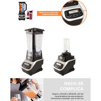 Licuadora Ninja Professional Blender & Nutri Ninja Cups BL621 72