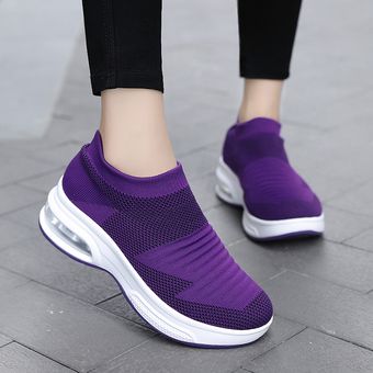 Zapatos Mujer Tenis Púrpura 