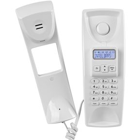 Teléfono Intelbras TC 2110 Blanco, Identificador De Llamadas, Fecha Y Hora