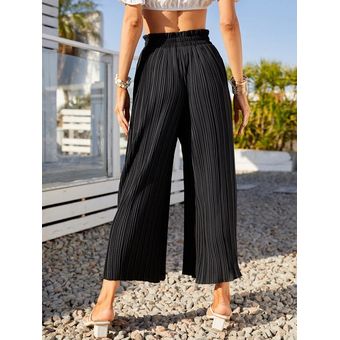 Pantalon Palazzo Plisado