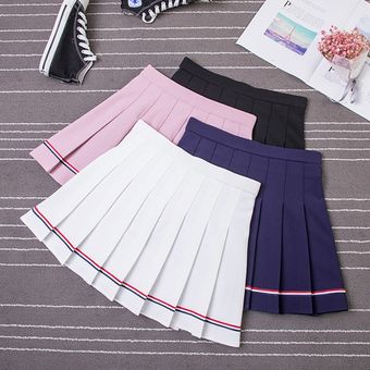 minifalda informal aju Y2k-Falda corta a la moda coreana para mujer 