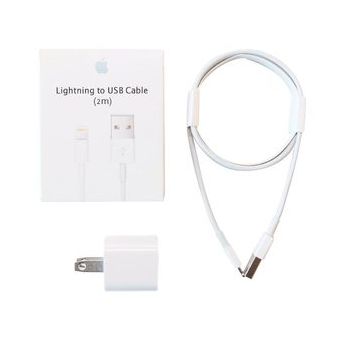 Cargador iPhone + cable lightning 2 Metros USB Apple ORIGINAL
