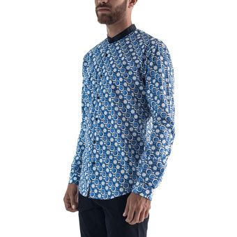 Blanco Camisa Frank Pierce Comfort White C2005 