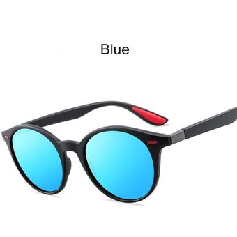 Classic Round Men Polarized Sunglasses Anti-reflective Sun 