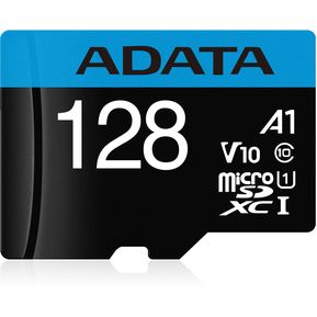 Memoria microSD XC de 128 GB, clase UHS- IU1, V10, A1