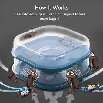 trampa para cucarachas Trampa de insectos reutilizable herramienta 