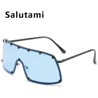 Gafas de sol para punk remaches grandes Un escudomujer 