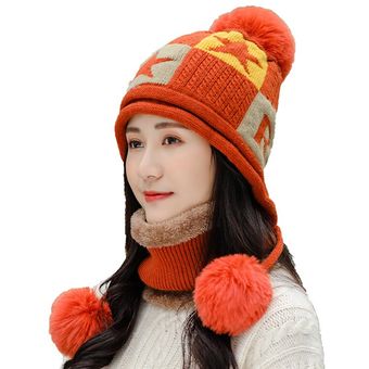 Sombrero De Lana De Punto Para Mujer Otoño E Invierno De De 