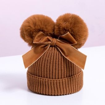 gorrito de punto cálido para bebé y niña,9 colores,gorro d 