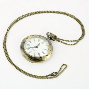 Reloj De Bolsillo Antiguo De Estilo Reloj De De Bronce Cadena Colgante Regalo Del Día Del Del Papá | electricmall.com.ng