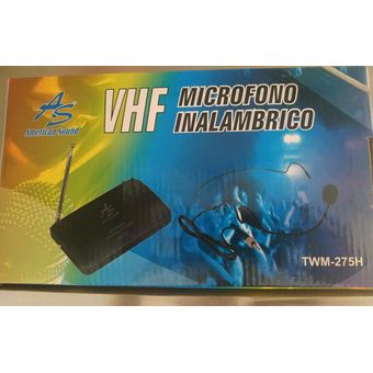MICROFONO INALAMBRICO TWM-275LH VHF SOLAPA Y DIADEMA – Electrónica San  Nicolás