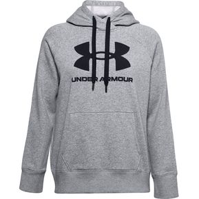 Hoodie Under Armour Rival Fleece Mujer-Gris