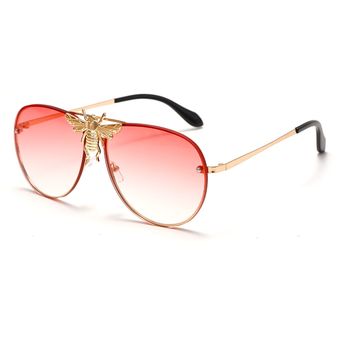 Lentes de sombra de gradiente de gafas de sol de mujermujer 