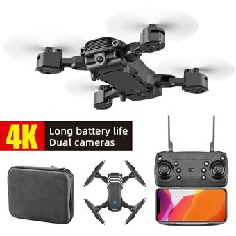 LS11 4K HD Dual Cameras Mini Drone Profissional Folding FPV Quadcopter Dro HON 