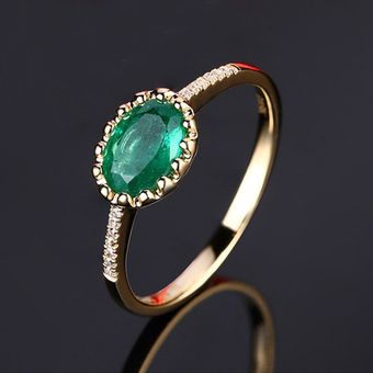 Anillo Abierto Ajustable Transparente Sra Emerald Silver De Anillo Abierto Ajustable Transparente Sra Emerald Silver De