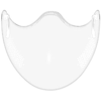 Máscara protectora PC material anti-caída antihumo conveniente escudo facial 