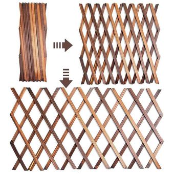 Rejilla de valla de pared de malla de extracción de madera de jardín d 
