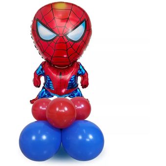 Set Decoración Globos Spiderman Fiesta Cumpleaños Infantil
