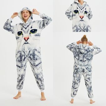 conjunto de pijamas de invierno de Kugurumi Unise Disfraz de unicornio para adulto 