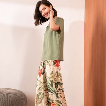 Conjunto de pijama de estilo japonés para mujer  Kimono Harajuku  ca.. 