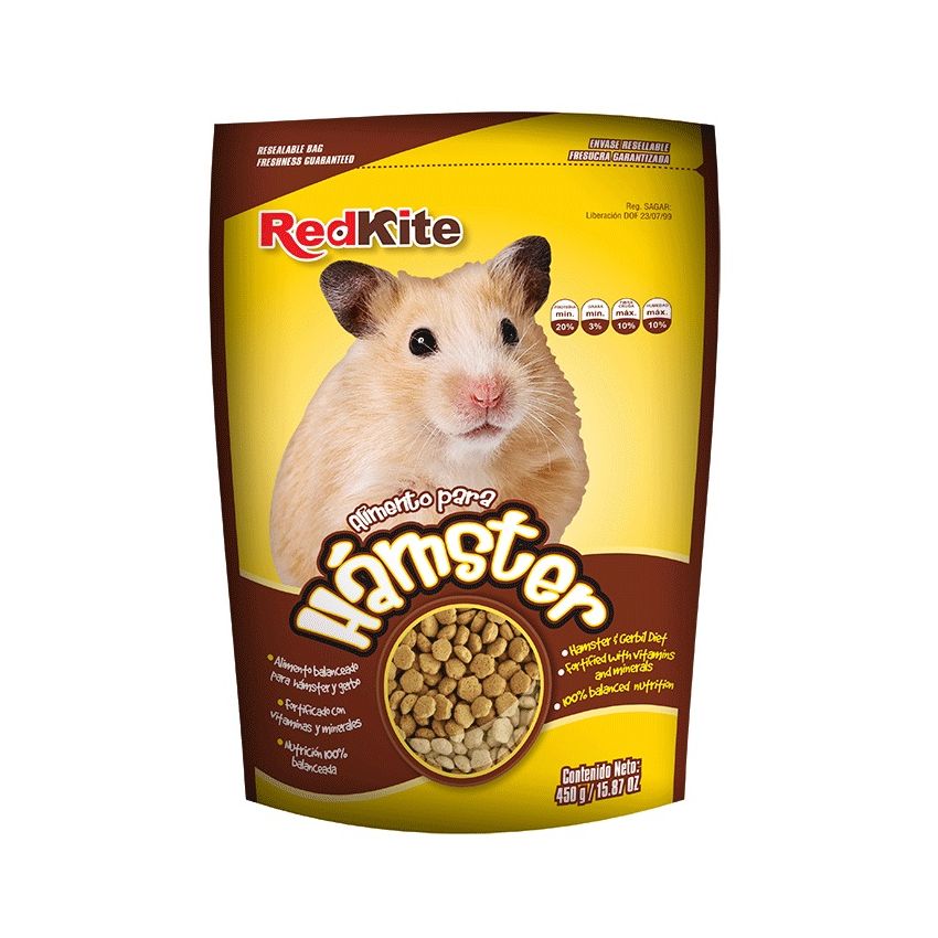 Alimento Redkite Hamster Gerbo 450Gr Wat450