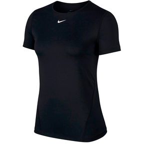 Camiseta Nike Womens Nike Pro All Over Para Mujer-Negro