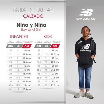 New balance niño top jeans