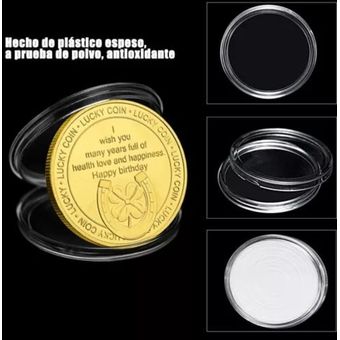 100 FUNDAS INDIVIDUALES DE PLASTICO PARA MONEDAS