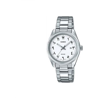 reloj casio plateado mujer