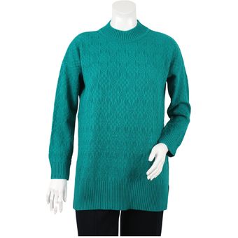 Buzo Mujer Tejido Diseño Relieve ref Betty Verde Jade 