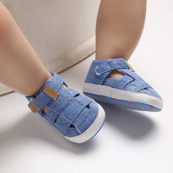 Zapatos de cuna blandos para niños recién nacidos sandalias antideslizantes para primeros pasos 