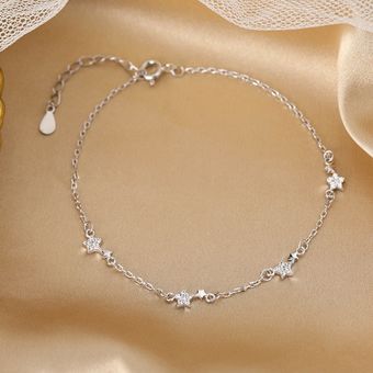 925 Cristal De Plata Esterlina Glamour Pulseras Pulseras De 