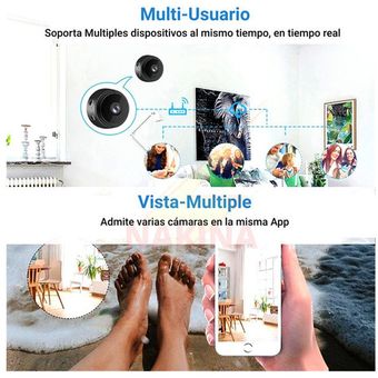 Mini Cámara Espía Oculta Wifi Ip Full Hd 1080p App 24/7 App