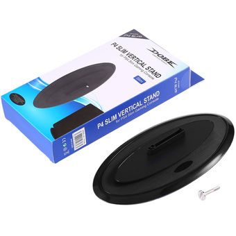 Soporte delgada vertical para PS4 delgada consola de juegos portátil fácil de usar Negro Soporte delgada vertical para PS4 delgada consola de juegos portátil fácil de usar Negro