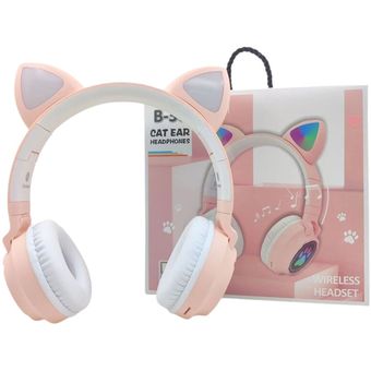 Audífonos Orejas Gato Auriculares Inalámbricos Bluetooth - BLANCO GENERICO