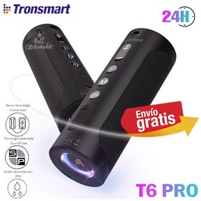 Tronsmart T6 PRO Parlante Bluetooth Portatil Acuatico IPX6 - 24H