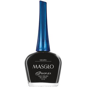 Esmalte tradicional uñas manicure negro Masglo 13.5 ml