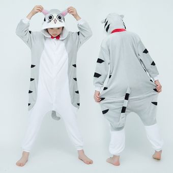 Pijama de invierno con diseño de gato y queso para niños ropa de dormir con diseño de Panda de dibujos animados de franela y unicornio-Pink Unicorn 