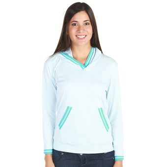 polera celeste mujer