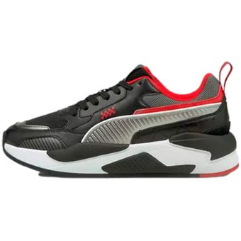 TENIS PUMA MOTOSPORT X-RAY PARA NIÑO COLOR NEGRO AZUL ROJO