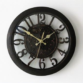 suminist Meijswxj-Reloj De Pared Digital Vintage para sala De estar 