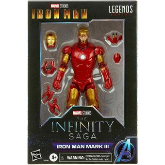 Marvel Legends The Infinity Saga Iron Man Mark 3 III Figura de acción 