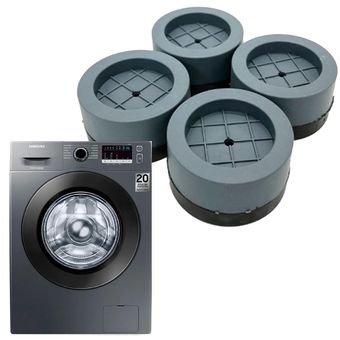 ZC GEL Almohadillas antivibración para lavadora, amortiguación de ruido,  soporte antideslizante, estabilizadora, lavadora, secadora, aparato apto  para