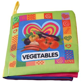 Juguetes para bebés 0-12 meses sonajeros infantiles libro de tela conocimiento alrededor multifunción diversión y doble Color cuna cama parachoques 