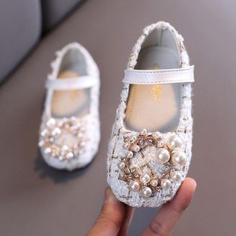Niños Zapatos para niñas con princesa de perla dulce 