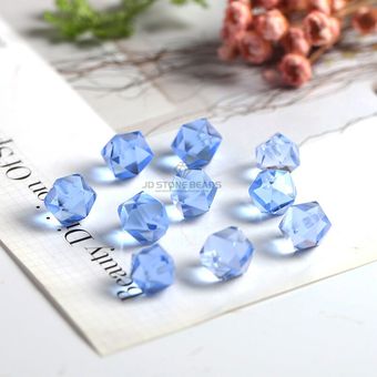 Perlas De Diamantes De Un Solo Orificio Cuentas Redondas De 